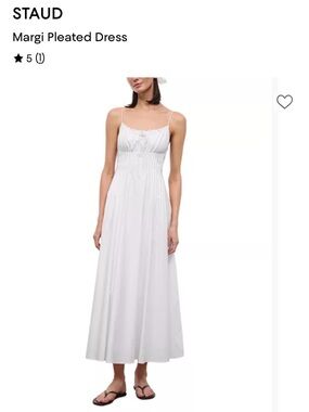 Staud Margi Dress, Size 6, White, NWT